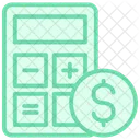 Calculator Color Outline Icon Icon