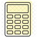 Calculator Color Shadow Line Icon Icon