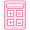 Calculator Duotone Line Icon Icon