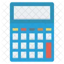 Calculating Calculator Machine Icon