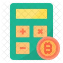 Calculator Money Bitcoin Cryptocurrency Calculator Bitcoin Icon