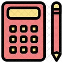 Calculator Pencil Accounting Icon