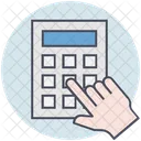 Business Calculator Hand Icon