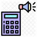 Calculator Calculating Electronics Icon