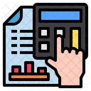 Accounting Calculator Graph Icon