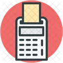 Calculator With Receipt Icon