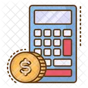 Calculate Calculator Money Icon