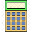Calculator Back To School Color Back Icon