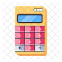 A Flat Icon Of Calculator Icon