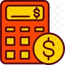 Calculator Coin Dollar Icon
