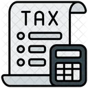 Calculator Invoice Tax Icon
