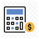 Calculator Dollar Calculation Icon