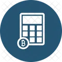 Calculator  Bitcoin  Icon