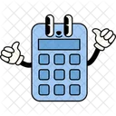 Calculator Character  Icon
