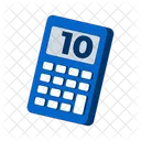 Calculator Simple Number 10 Icon