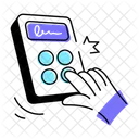 Budgeting Calculator Calculation Device Icon