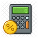 Calculator Percent  Icon