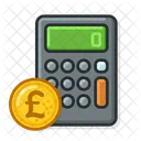 Calculator Pound  Icon