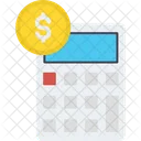 Calculator with dollar  Icon