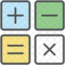 Calculatrice Cles Mathematique Icône