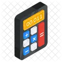 Calculatrice Appareil De Calcul Additionneur Icône