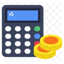 Calculatrice Appareil De Calcul Additionneur Icône