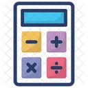 Instrument De Taxes Calculatrice Outil De Mathematiciens Icône