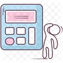 Calculatrice Estimateur Machine Comptable Icône