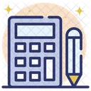 Estimateur Calculatrice Outil De Mathematiciens Icône