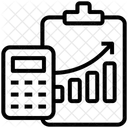 Negocios Calculo Contabilidade Ícone