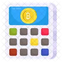 Cálculo de bitcoins  Icono