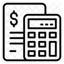 Fatura Calculo Faturamento Ícone