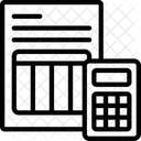 Calculo De Fatura Calculo Fatura Ícone