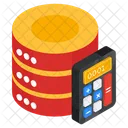 Calculo De Datos Contabilidad De Datos Calculo De Servidor Icono