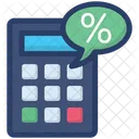 Calculadora Calculo De Impuestos Contabilidad Icono