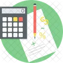 Calculo De Negocios Calculo De Orcamento Orcamento Ícone