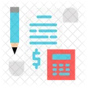 Calculo del presupuesto  Icono