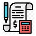 Calculo del presupuesto  Icono