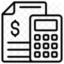 Calculo Financeiro Calculo De Orcamento Calculo Contabil Ícone