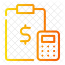 Calculo Financeiro Relatorio Financeiro Financas Ícone