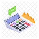 Financeiro Calculos Calculadora Ícone