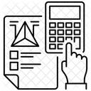 Calculos Matematicos Contabilidade Calculos Ícone