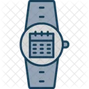 Smartwatch Calendar Time Icon