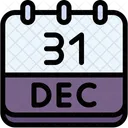 Calendar December Thirty One Icon