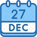 Calendar December Twenty Seven Icon