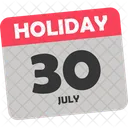 Calendar Date Holiday Icon