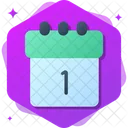 Calendar Date Twitter Icon