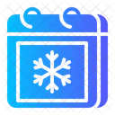 Calendar Winter Time And Date Icon