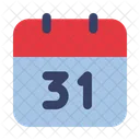 Calendar Time And Date New Year Icon