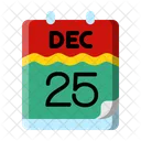 Calendar Christmas Winter Icon
